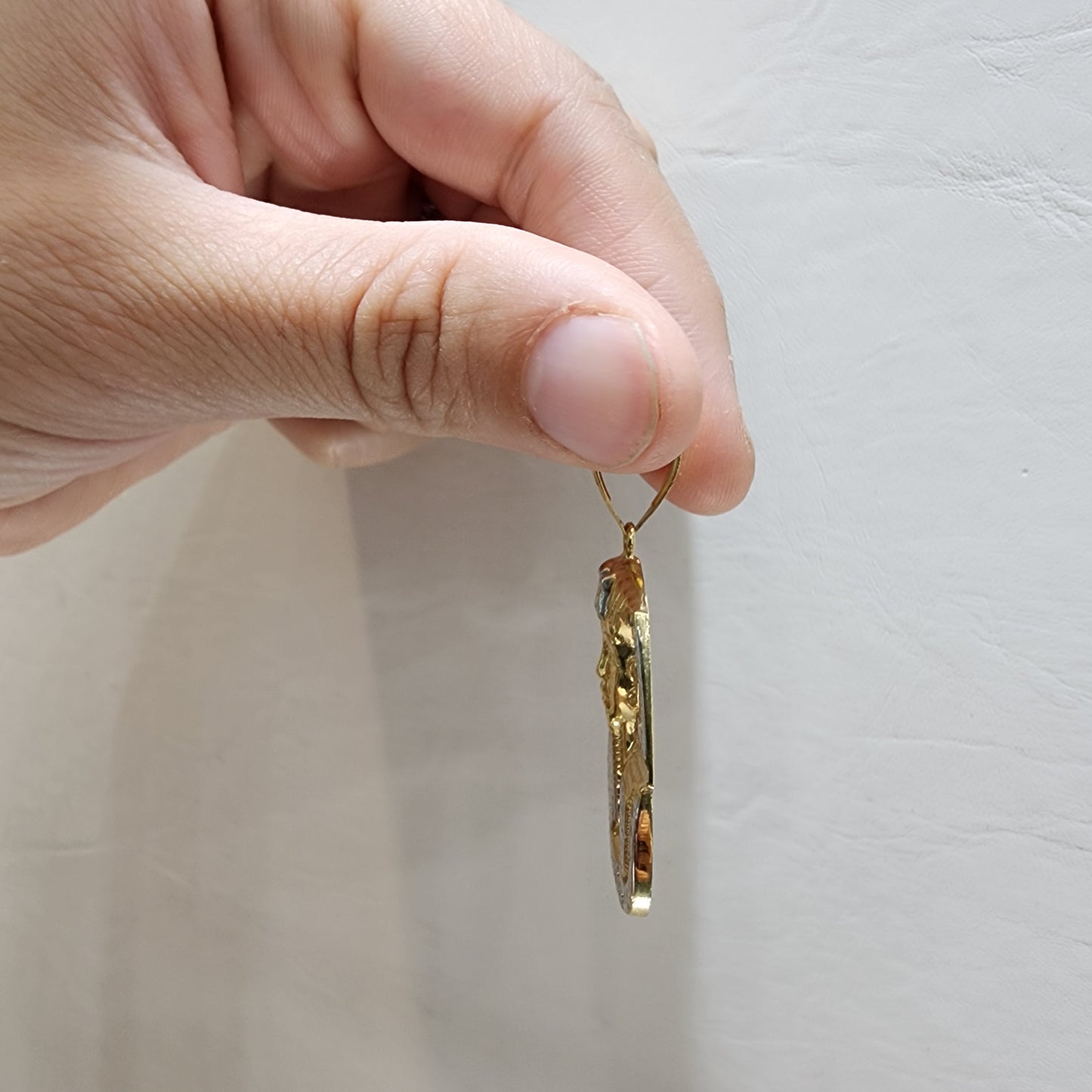 Colgante de faraón de oro de 10 quilates