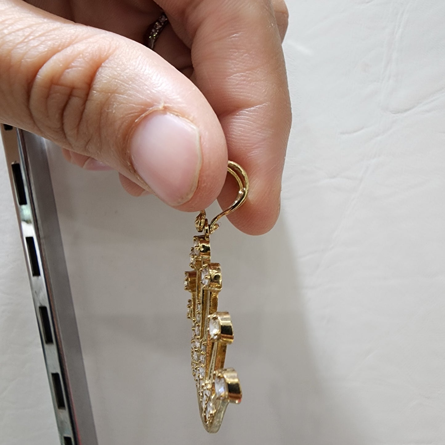 10K Gold King Crown Pendant