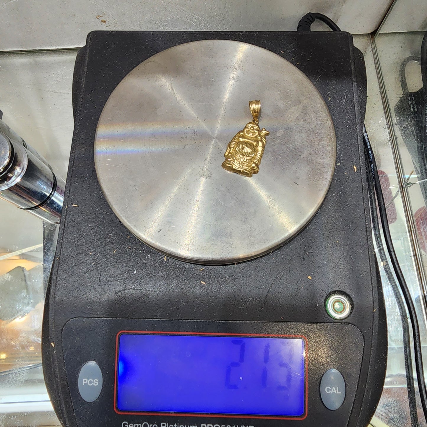 10K Gold Buddha Pendant