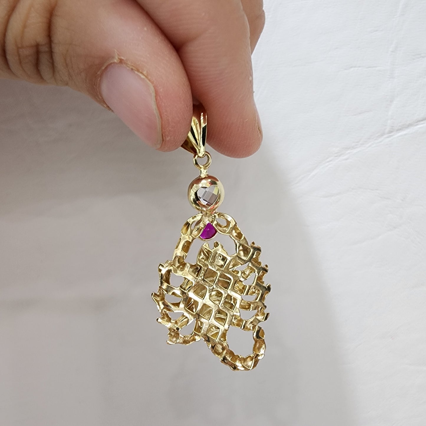 10K Gold Scorpio Pendant