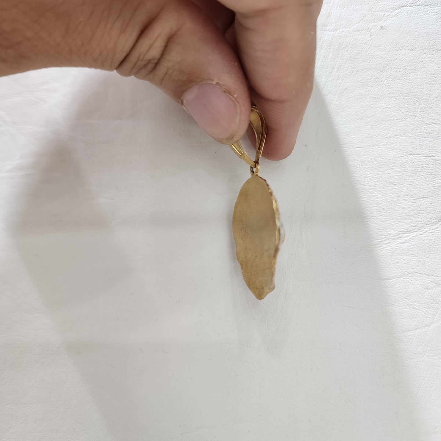 10K Gold Two-Tone Lion Head Pendant