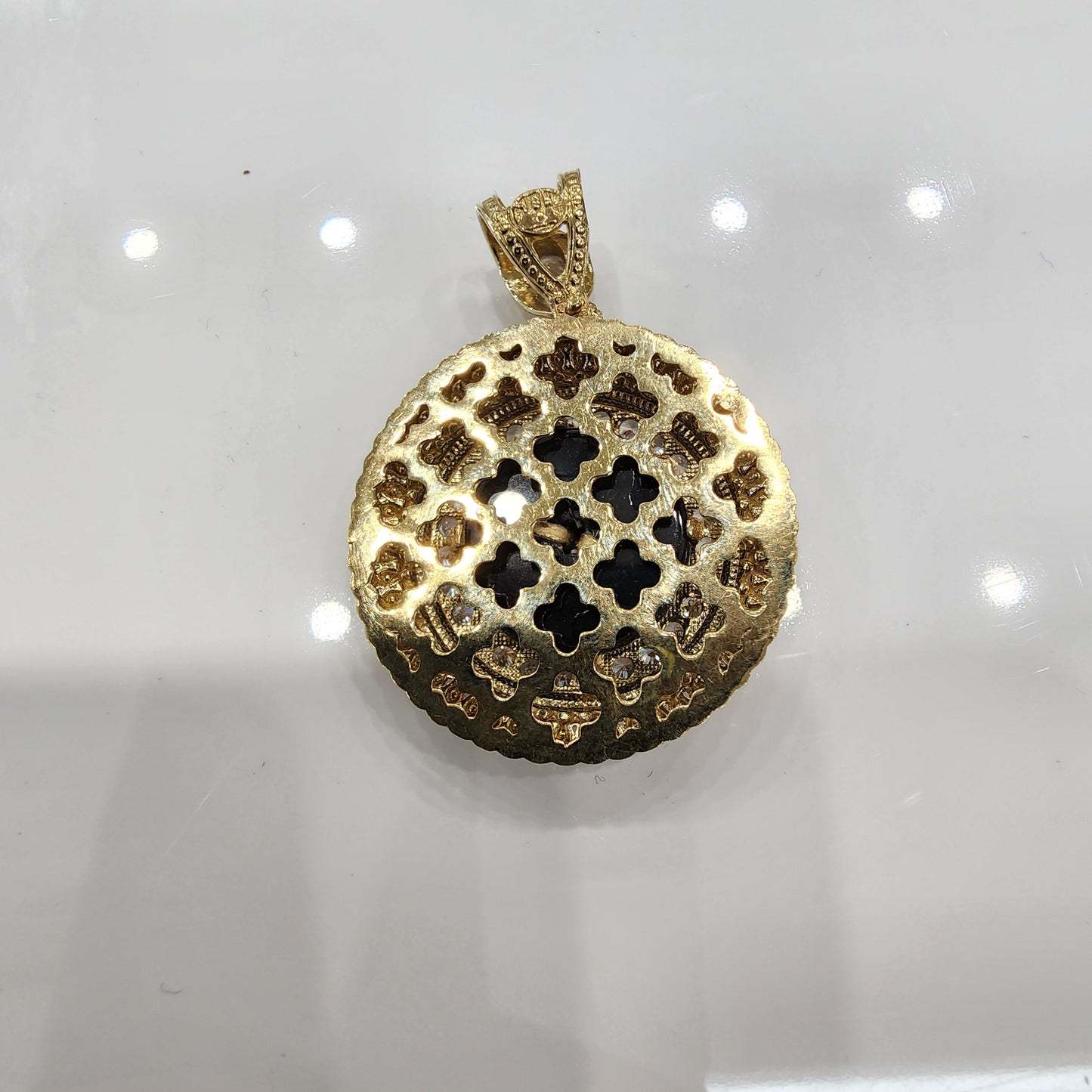 10K Gold Jesus Pendant