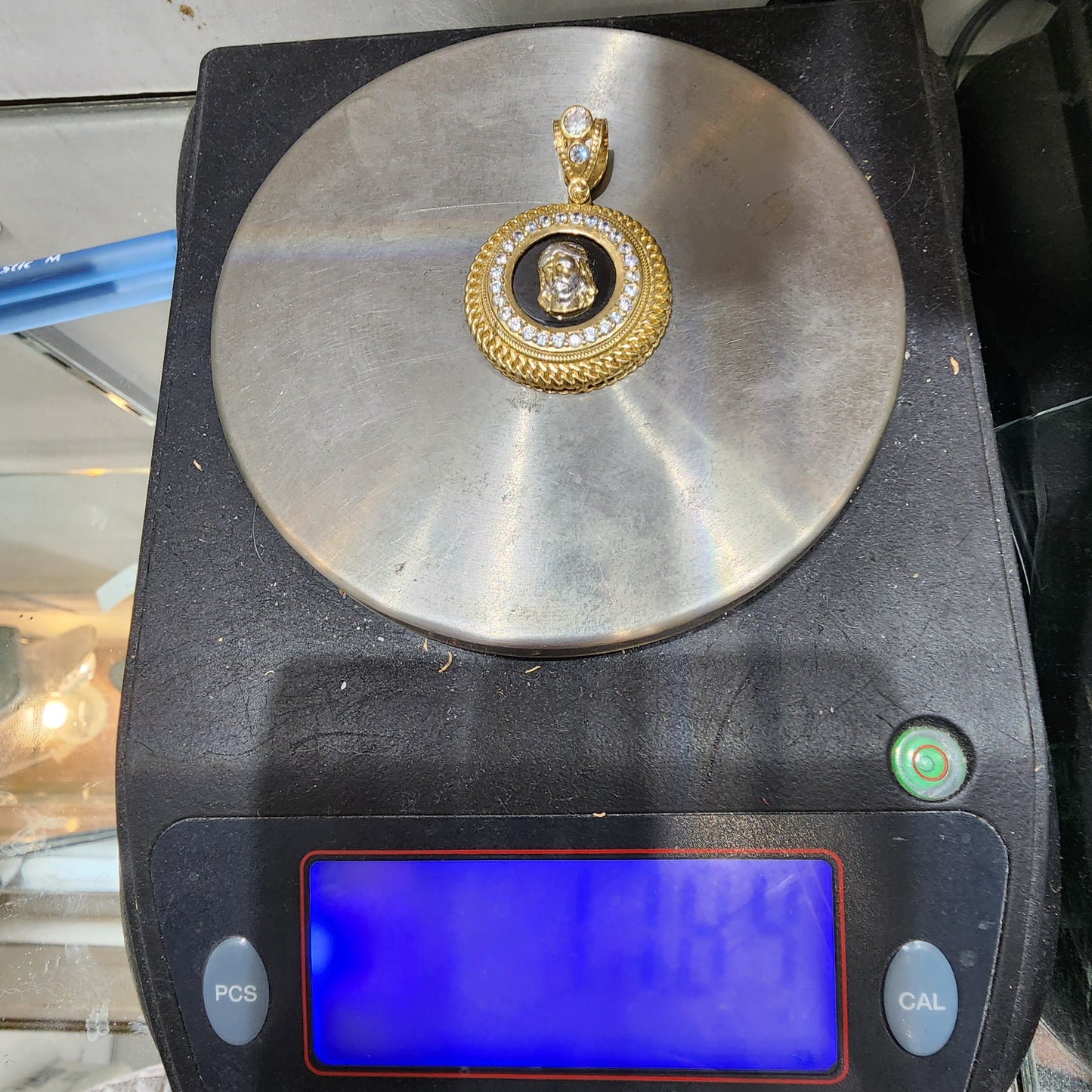 10K Gold Jesus Pendant