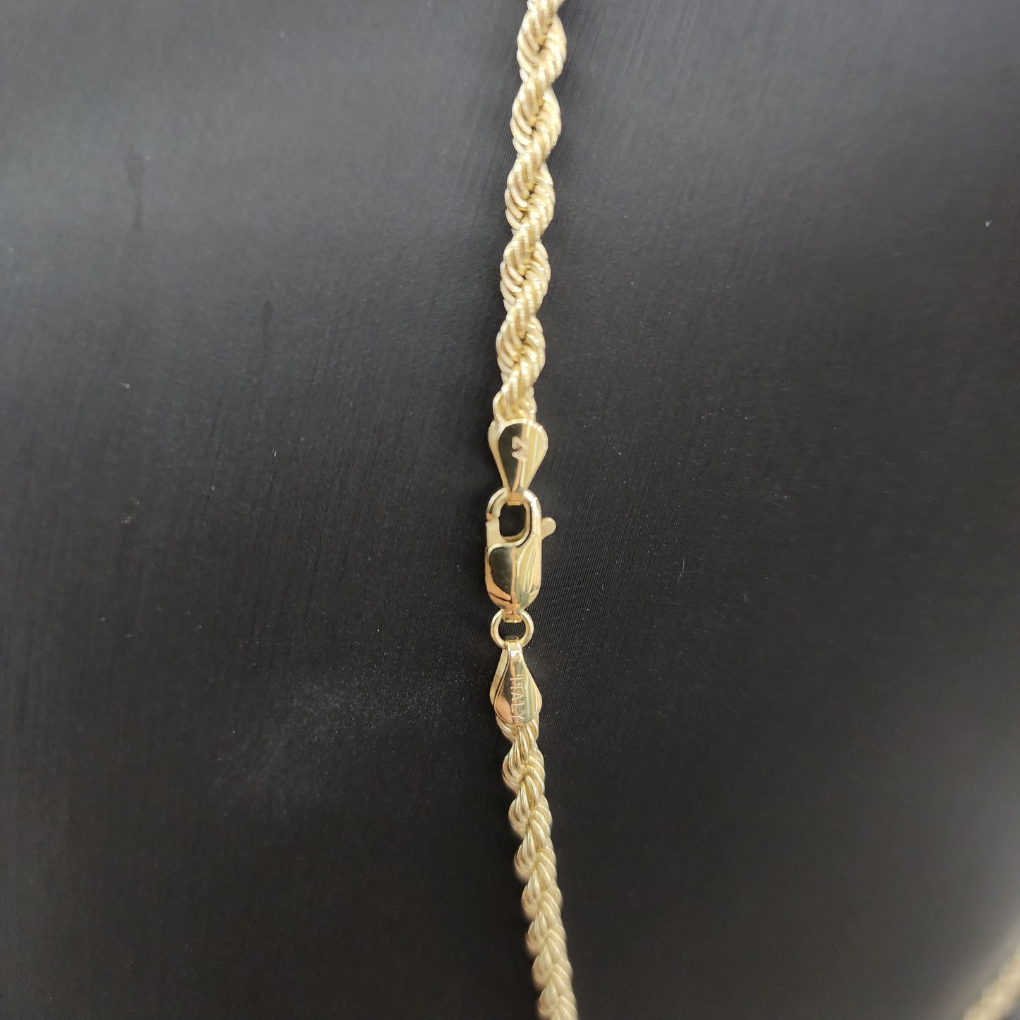 10K Gold 3.3mm Rope Chain