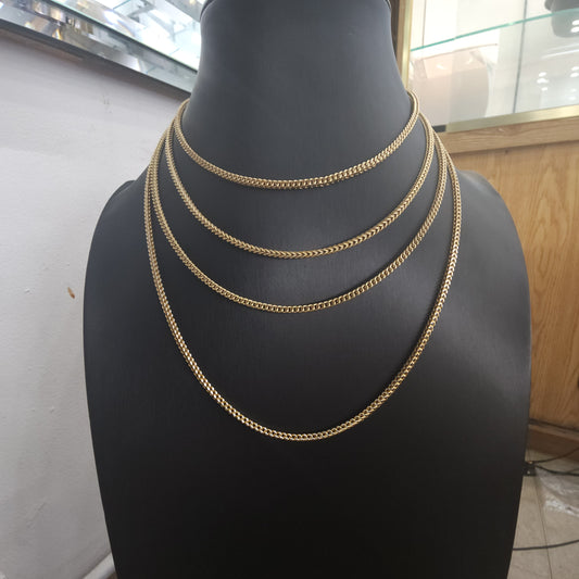 10K Gold 3.1mm Franco Chain