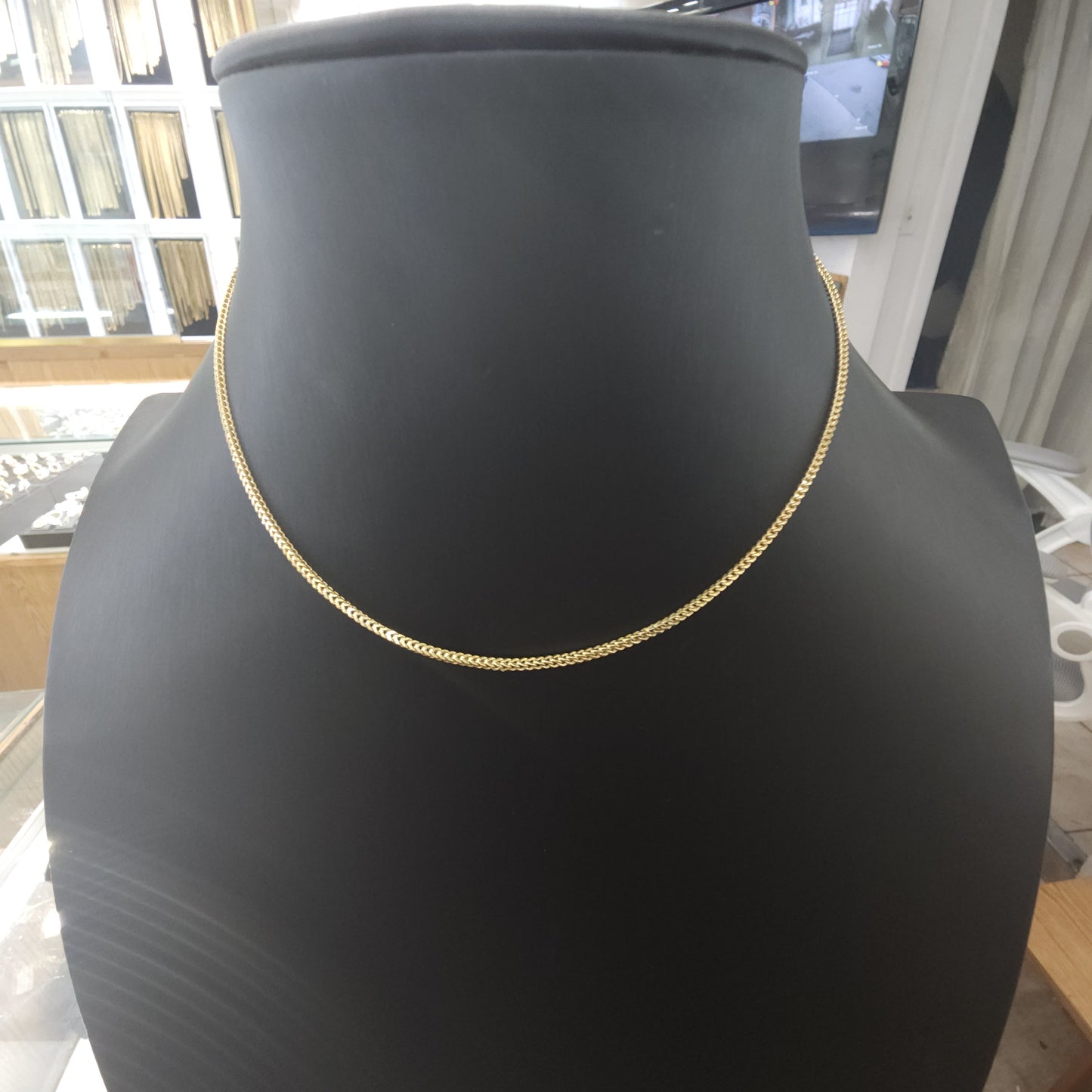 10K Gold 1.75mm Franco Chain