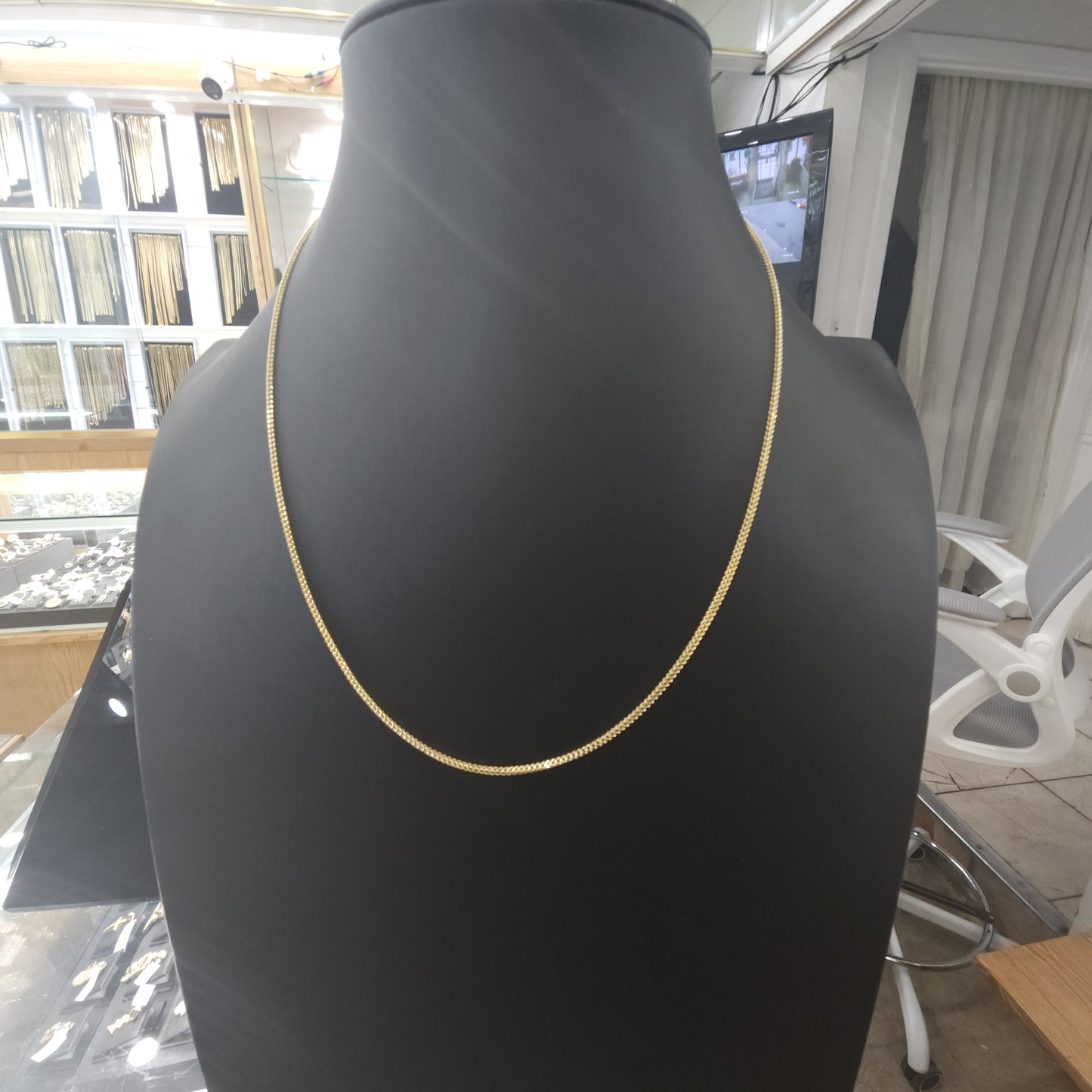 10K Gold 1.75mm Franco Chain