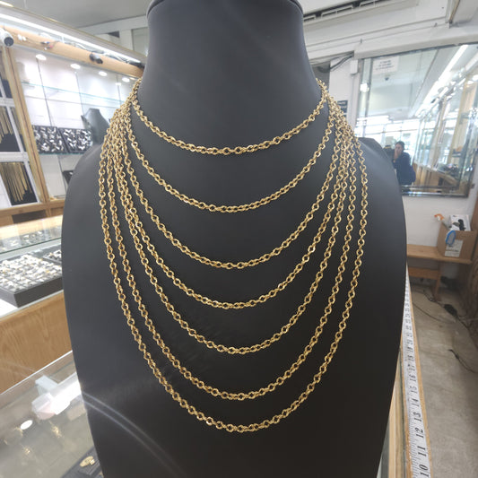 10K Gold 3.88mm Chain