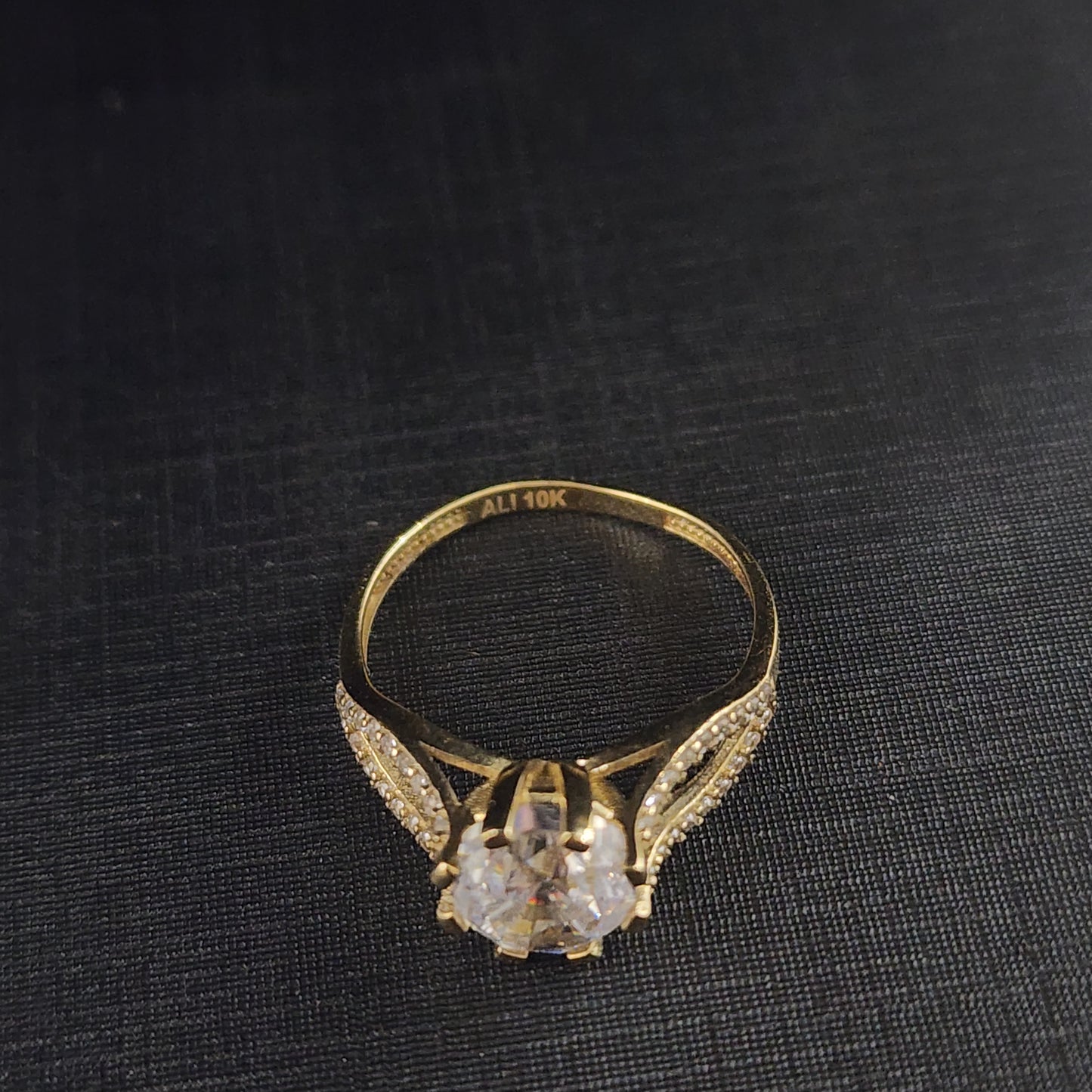 10K Gold CZ Ring