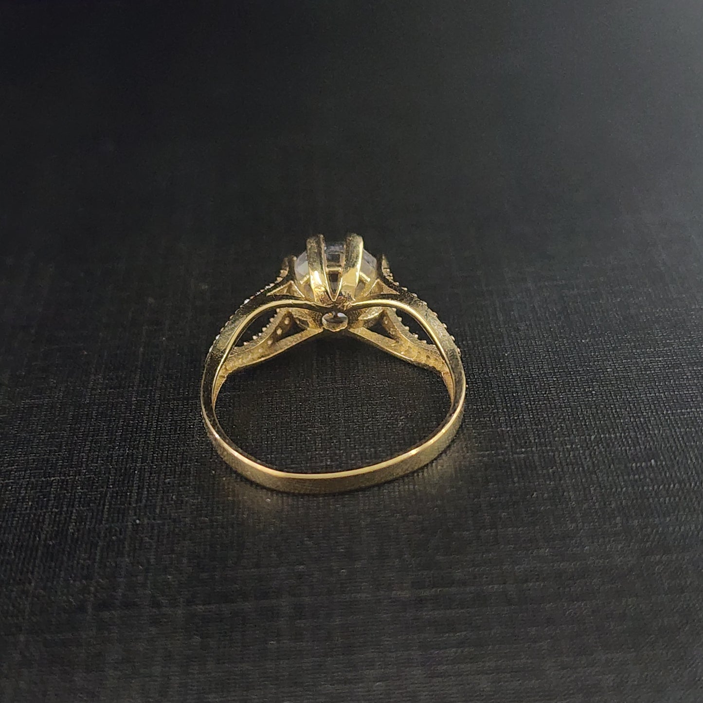 10K Gold CZ Ring