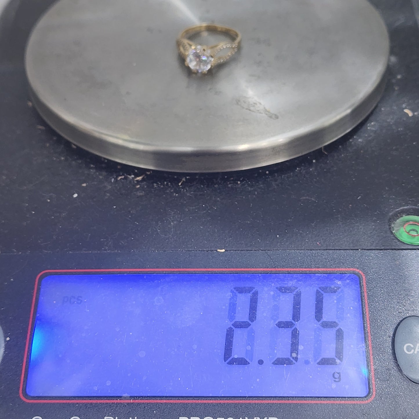 10K Gold CZ Ring