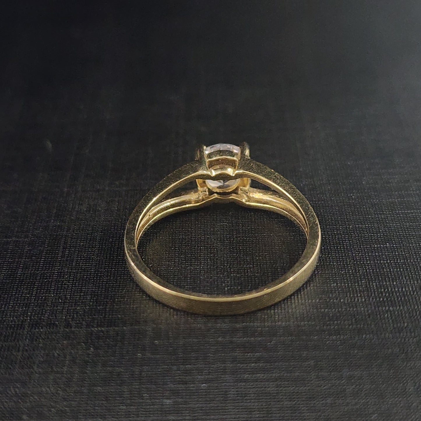 10K Gold CZ Ring