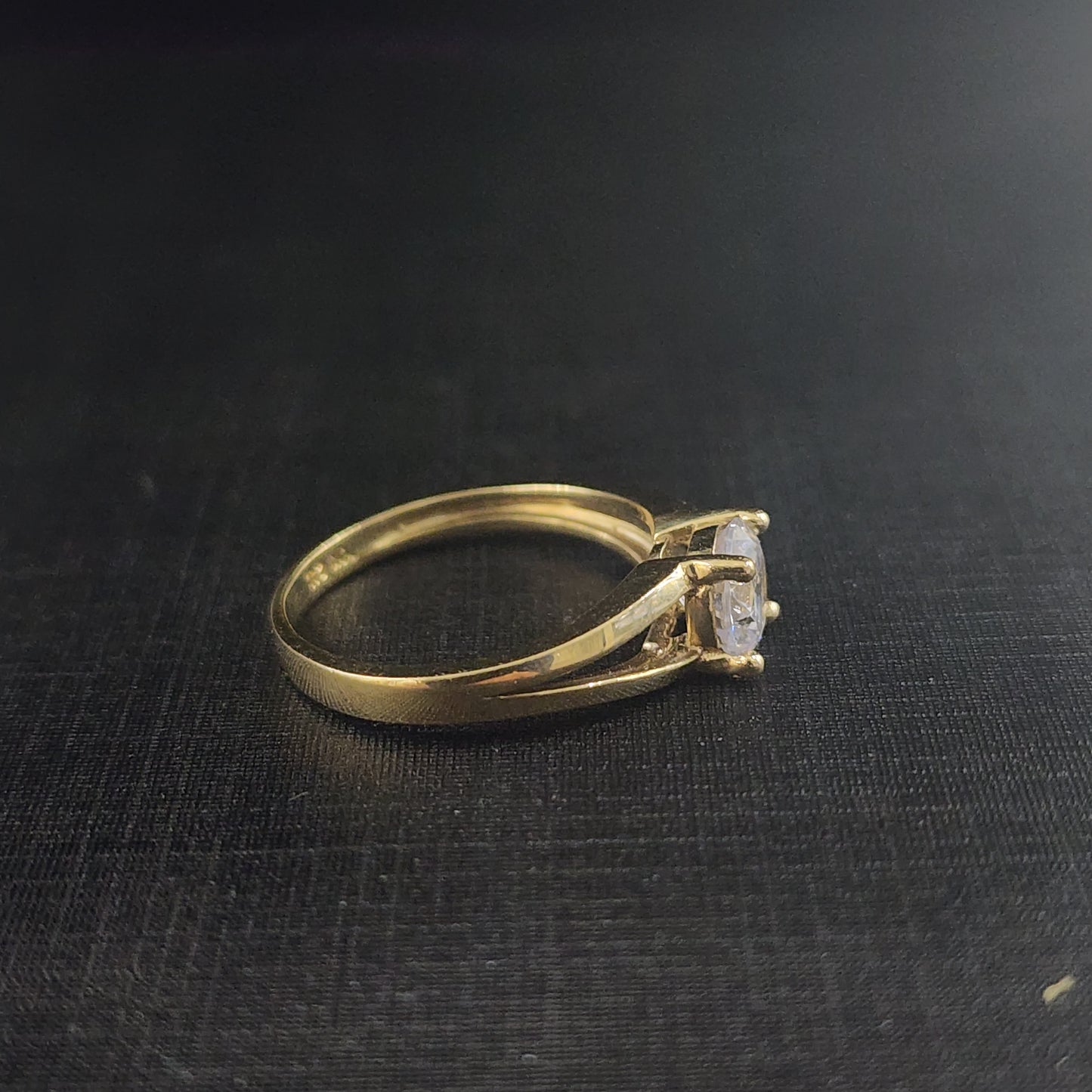 10K Gold CZ Ring
