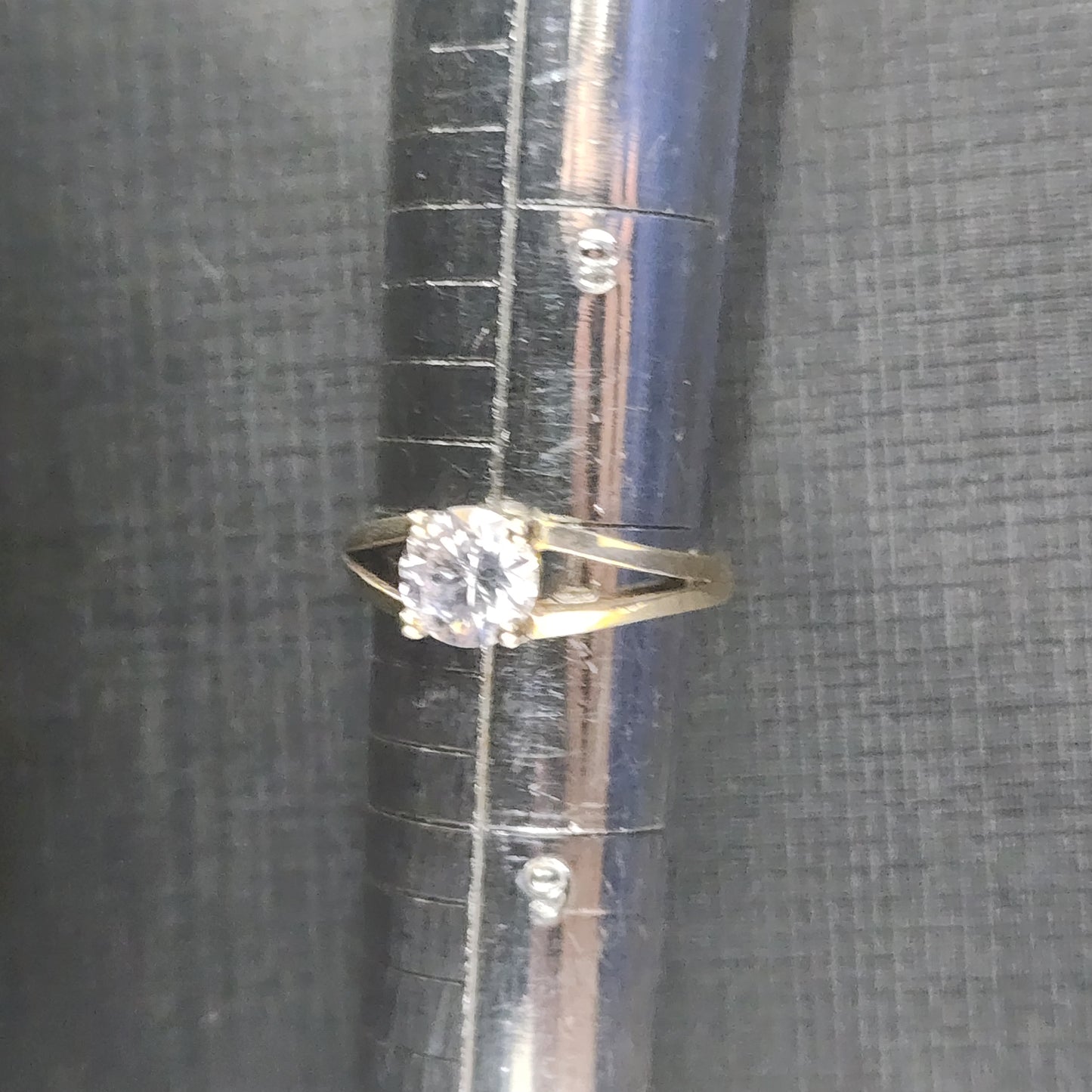 10K Gold CZ Ring