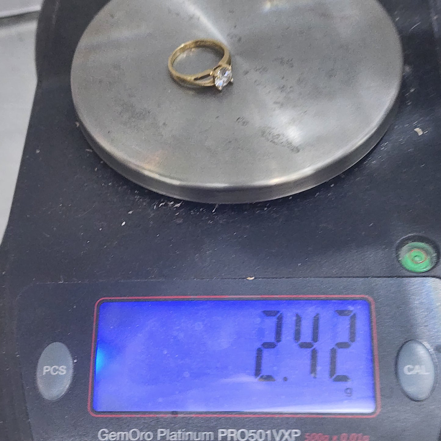 10K Gold CZ Ring