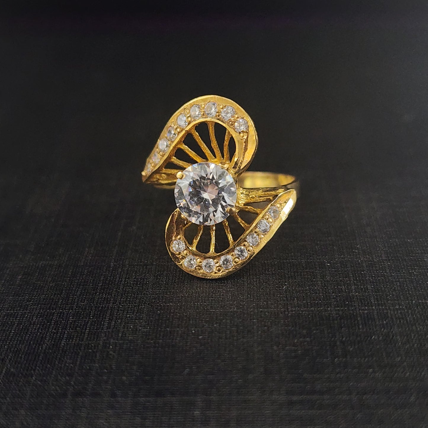10K Gold CZ Ring