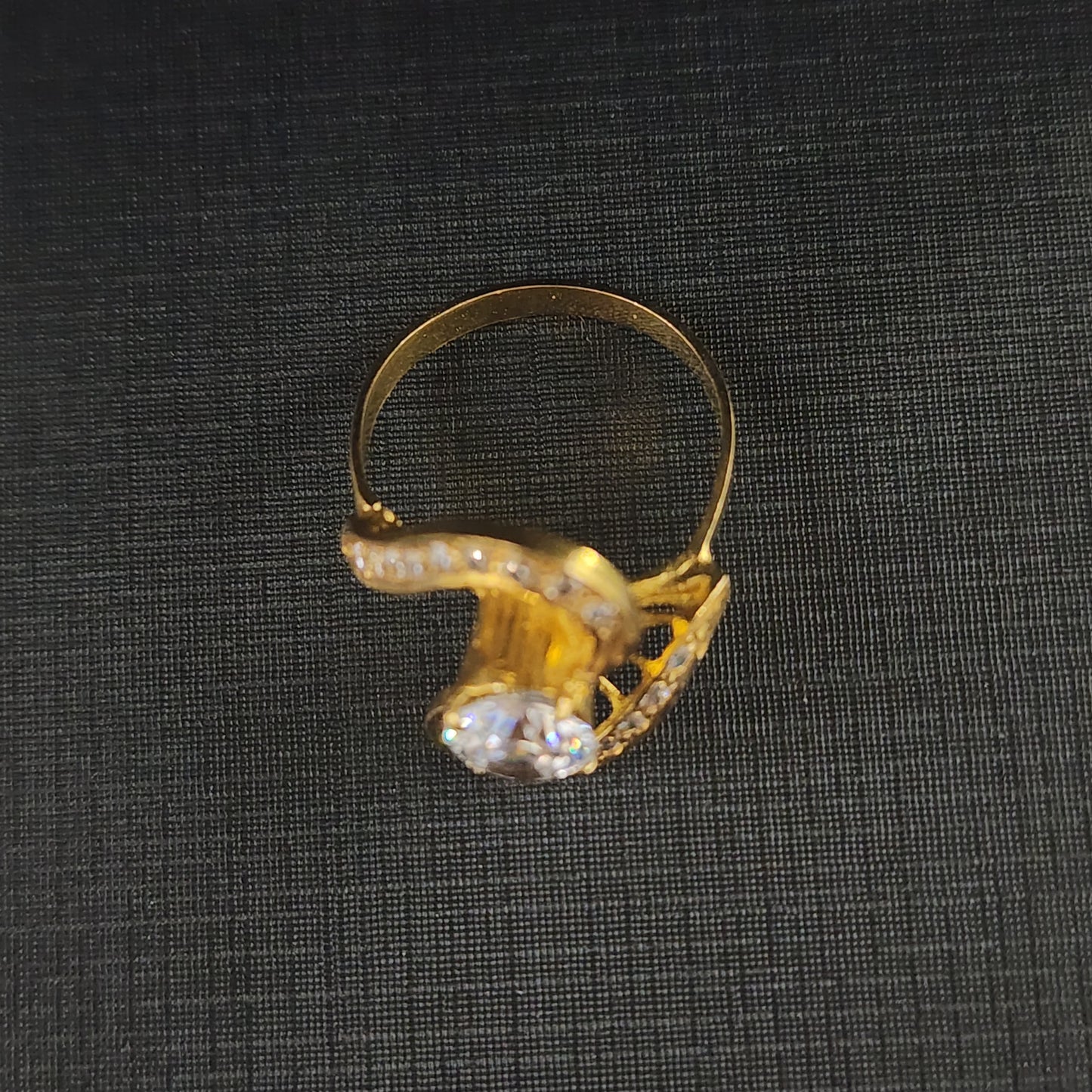 10K Gold CZ Ring