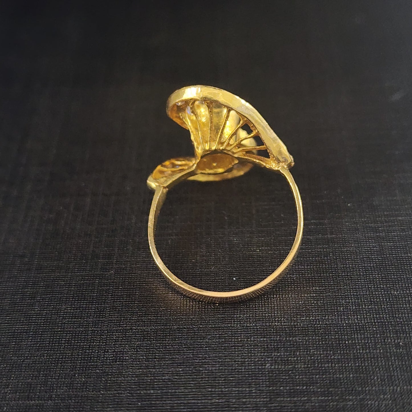 10K Gold CZ Ring