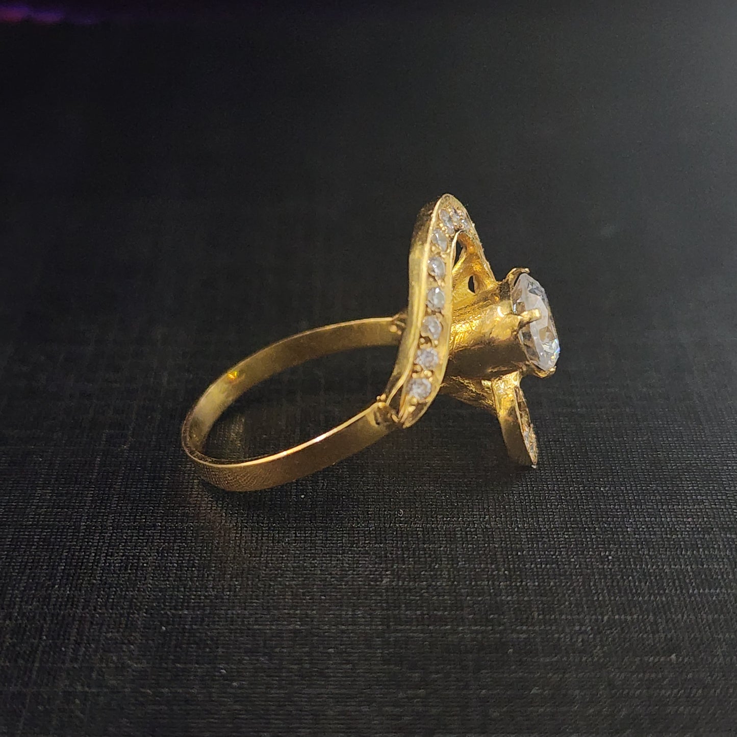 10K Gold CZ Ring