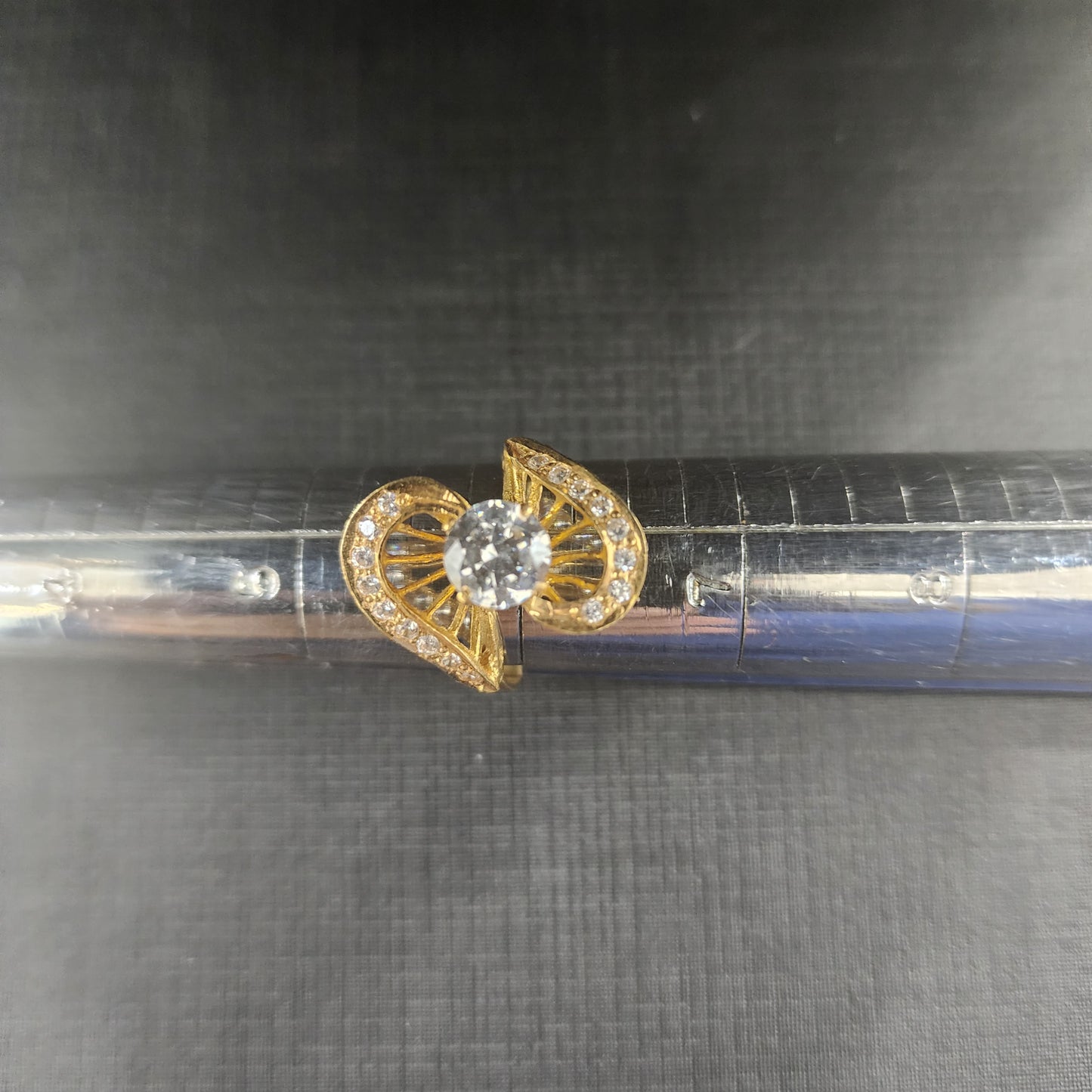 10K Gold CZ Ring