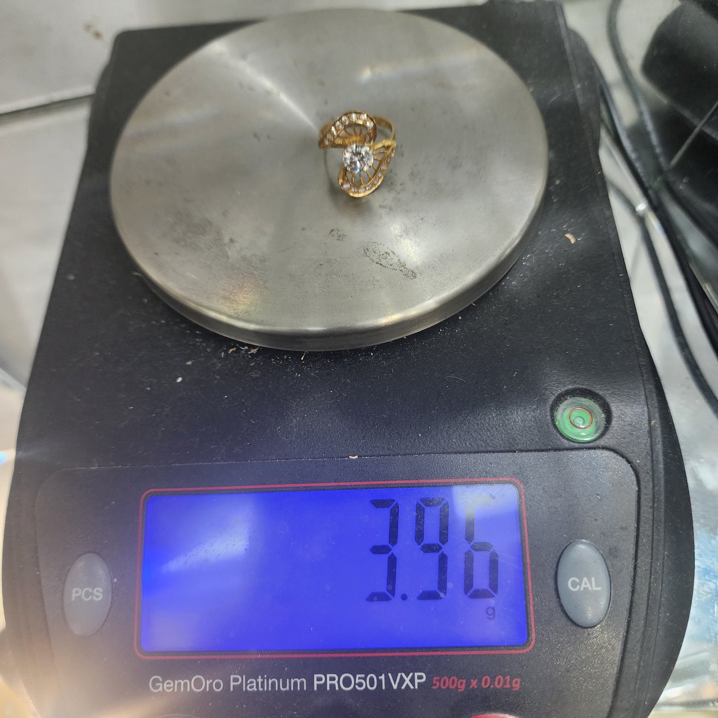 10K Gold CZ Ring