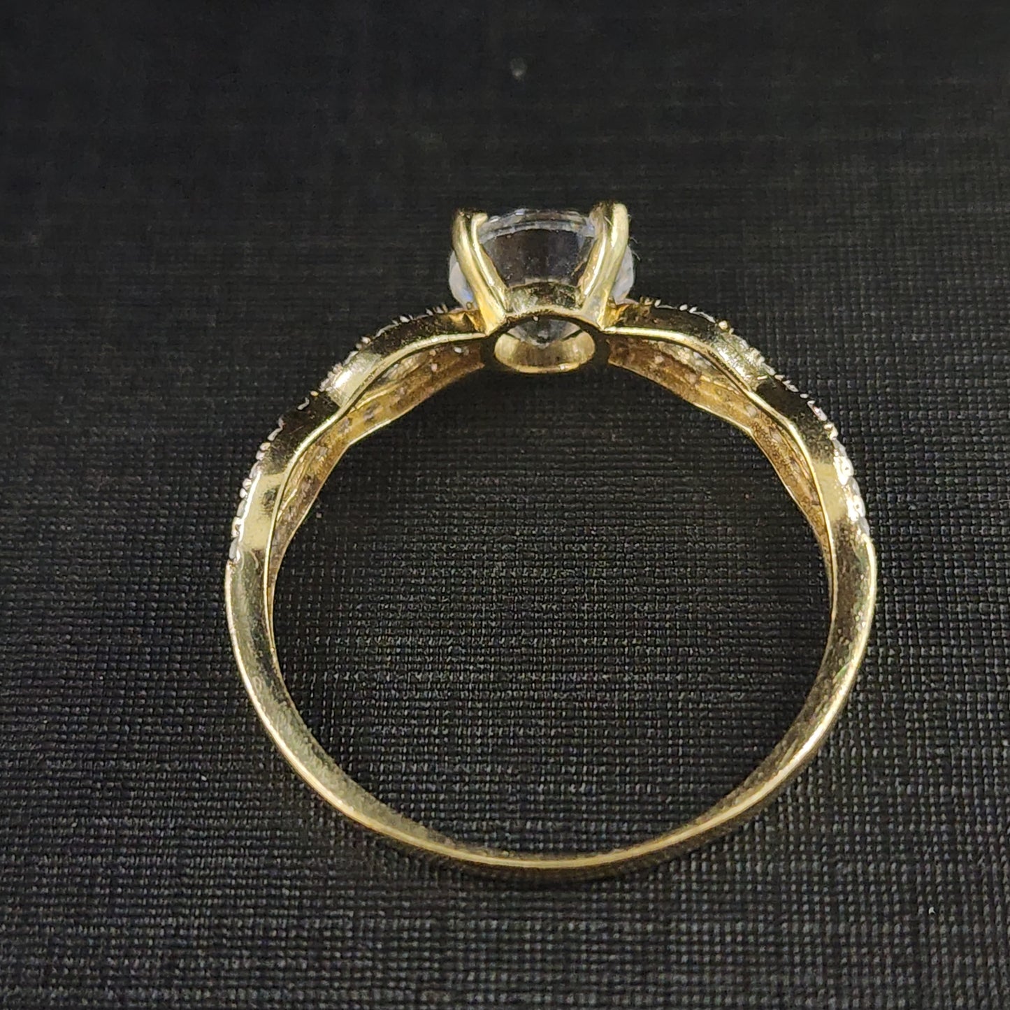 10K Gold CZ Ring