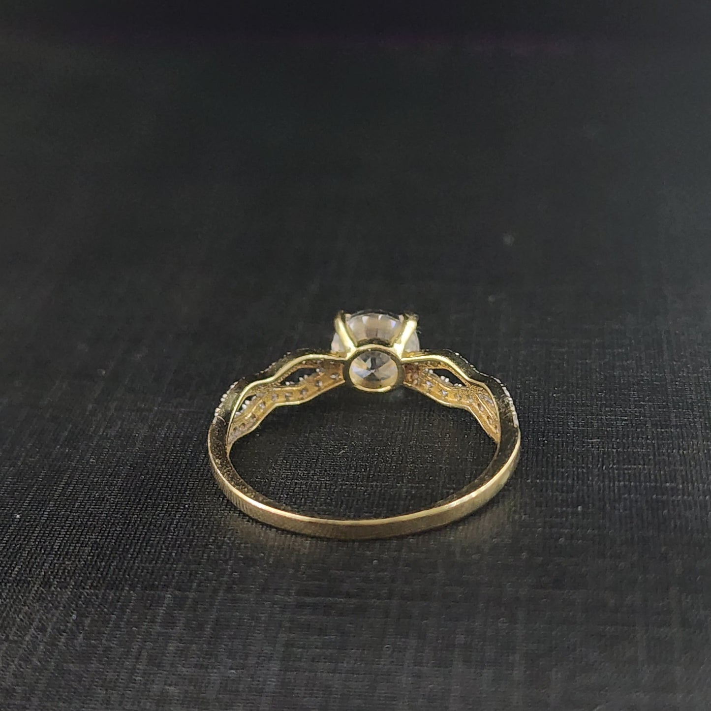 10K Gold CZ Ring