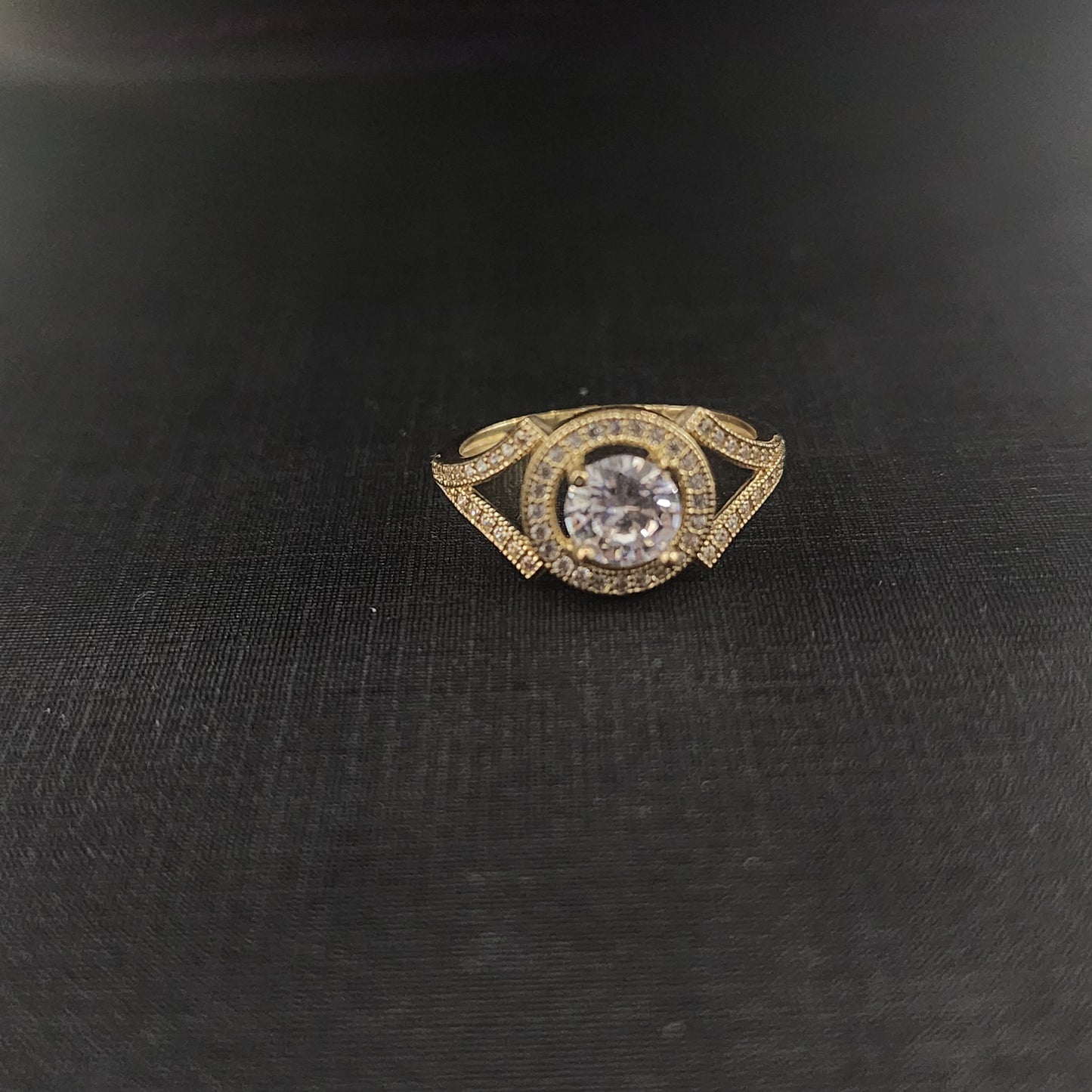 10K Gold CZ Ring
