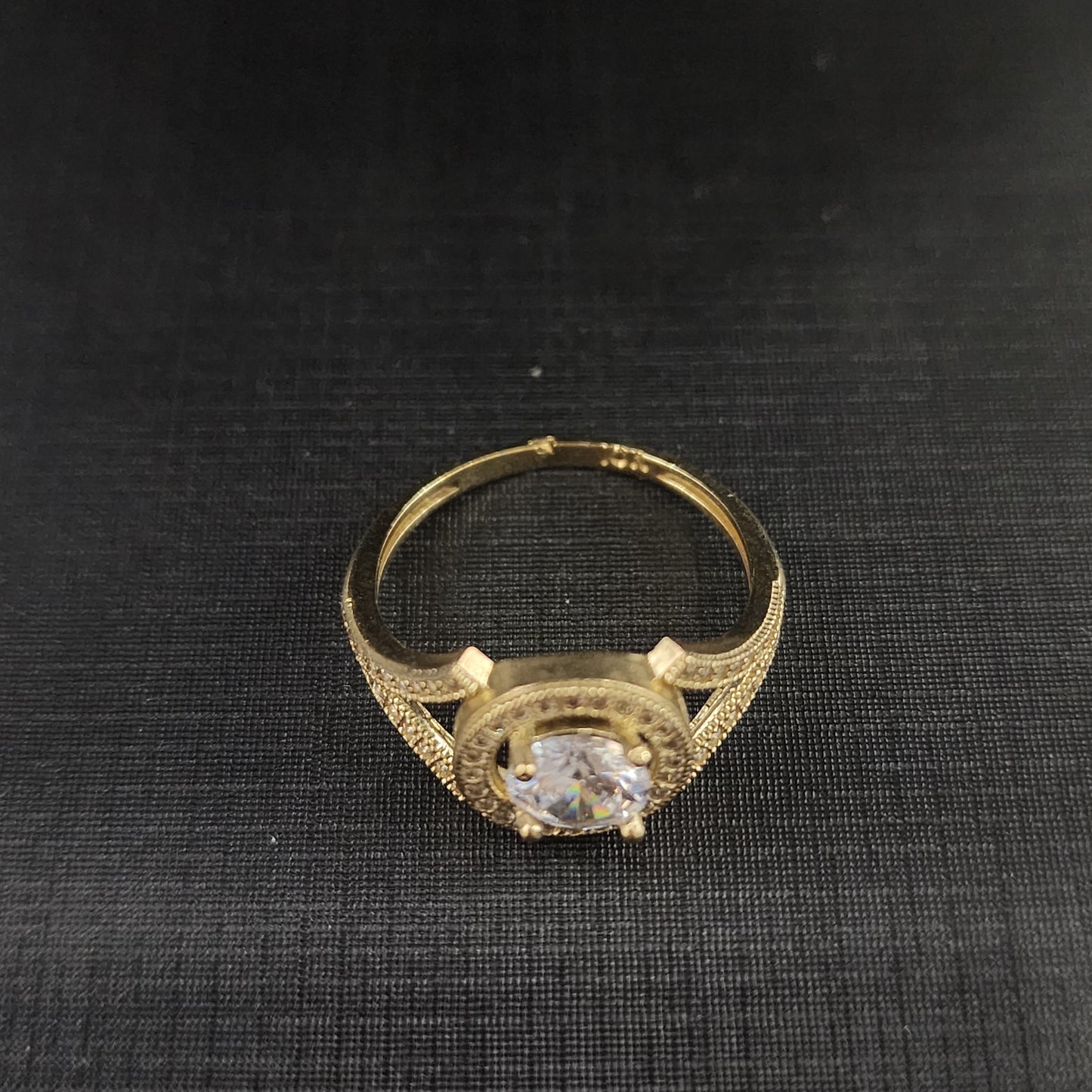 10K Gold CZ Ring