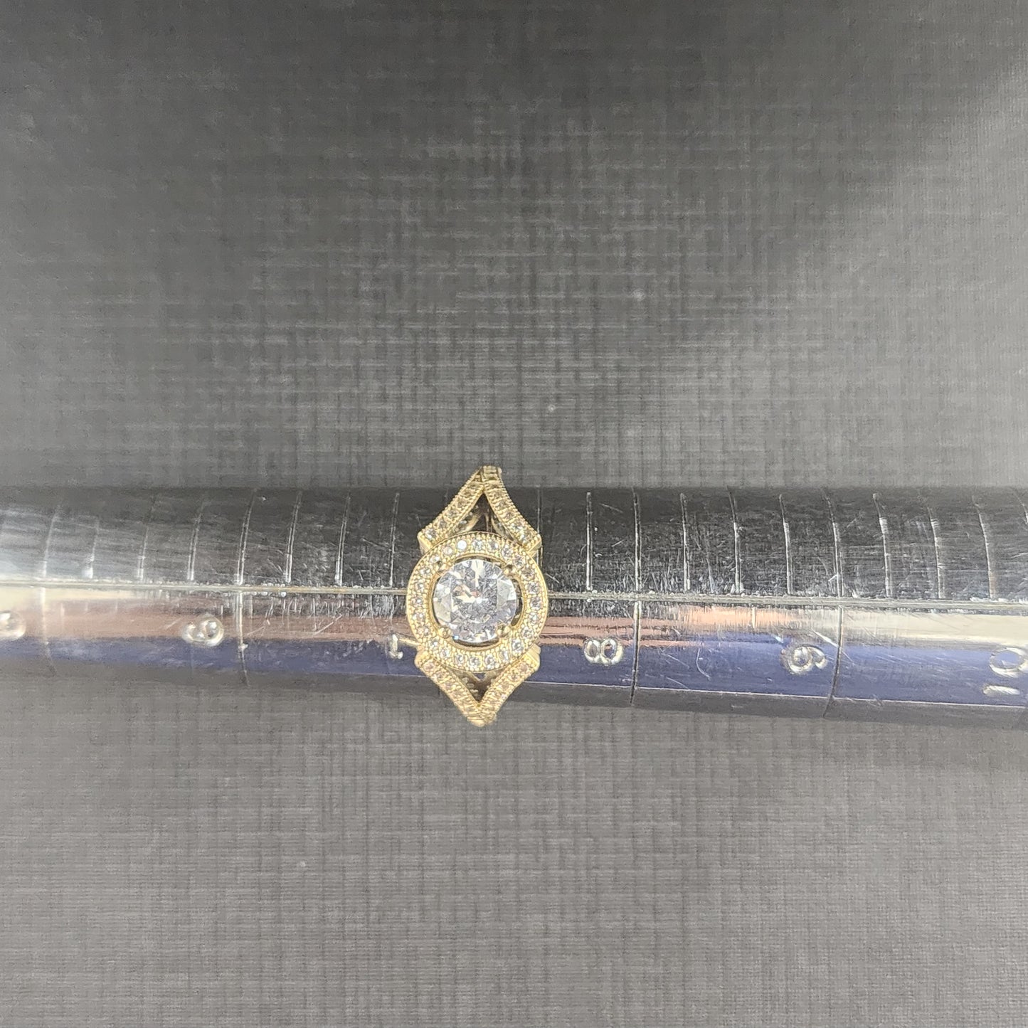 10K Gold CZ Ring