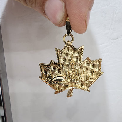 10K Gold Toronto Skyline Pendant