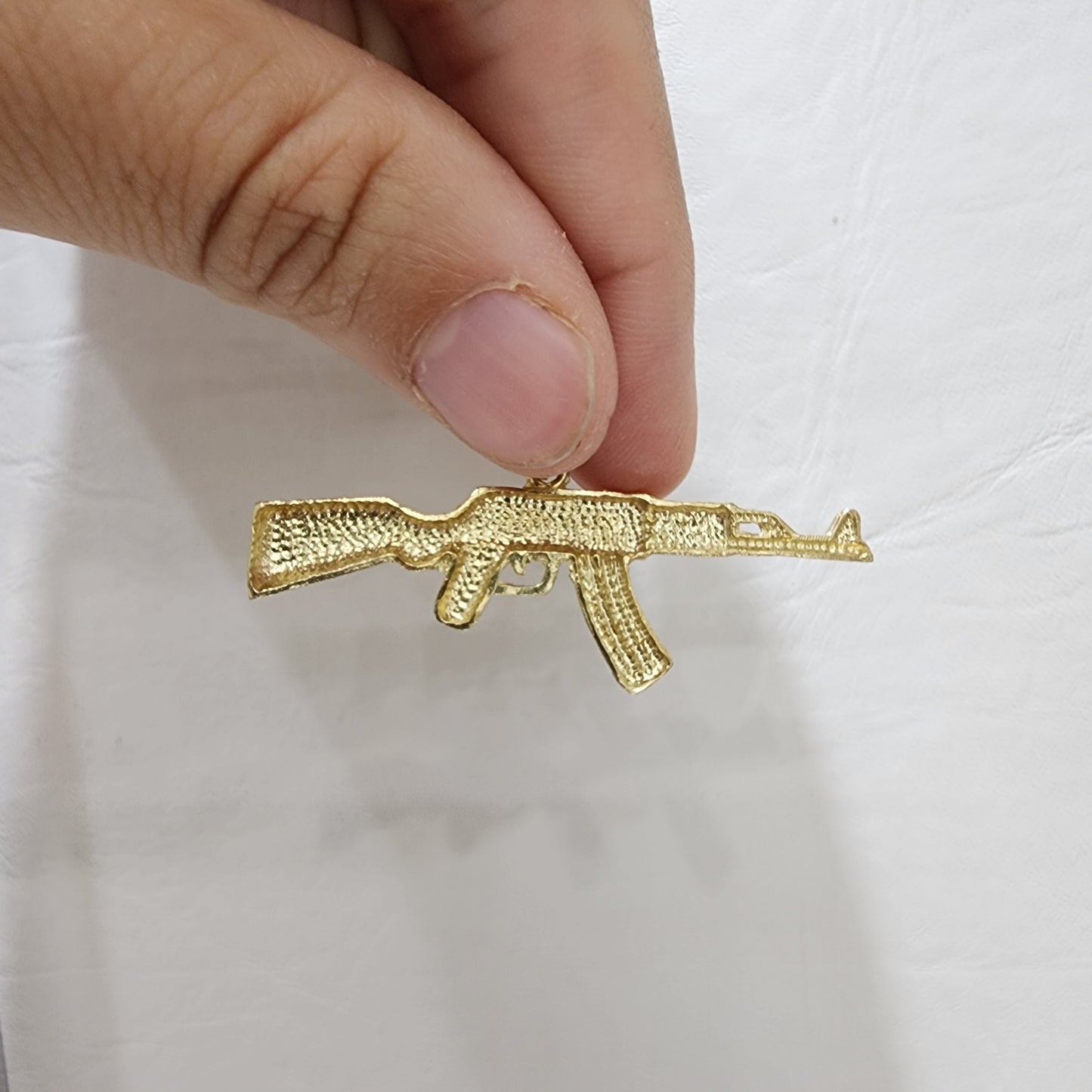 10K Gold AK47 Pendant
