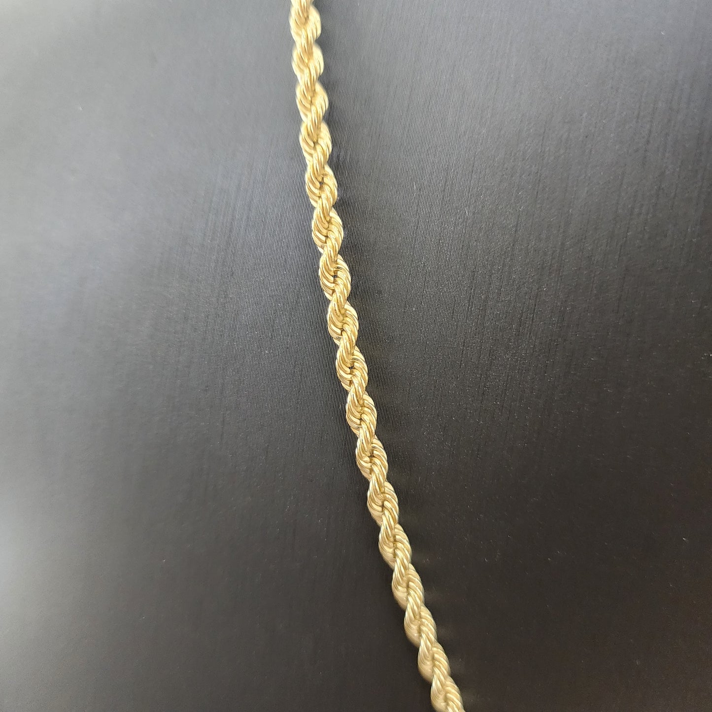 10K Gold 3.3mm Rope Chain