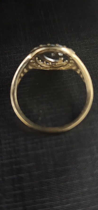 10K Gold G Ring