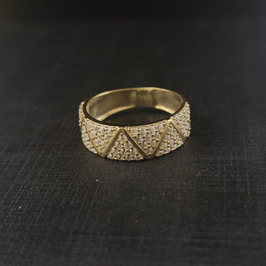10K Gold CZ Ring